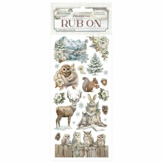 Stamperia, Rub On: The Owl's House, Wildlife