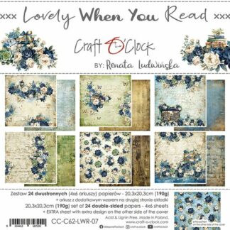 Craft O' Clock, 8x8" Paper Set: Lovely When You Read