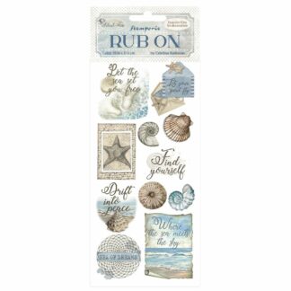 Stamperia, Rub On: Silent Sea, Shells