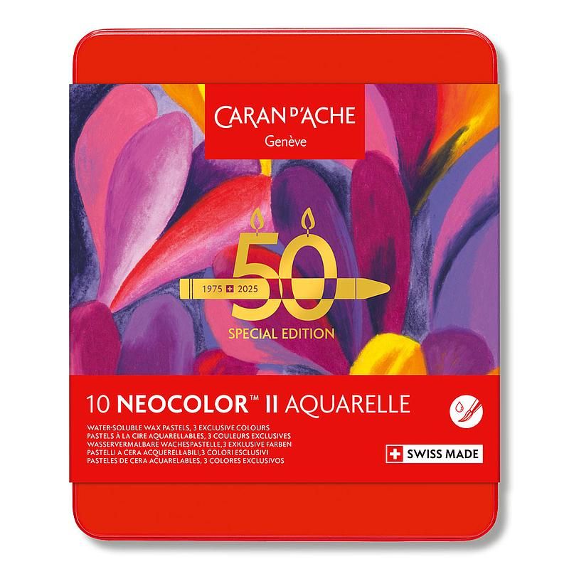 Caran d'Ache Neocolor II, 50th anniversary, Pop set