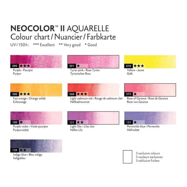 Caran d'Ache Neocolor II, 50th anniversary, Pop set - Image 3