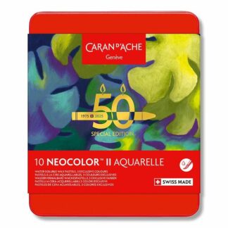 Caran d'Ache Neocolor II, 50th anniversary, Lush set