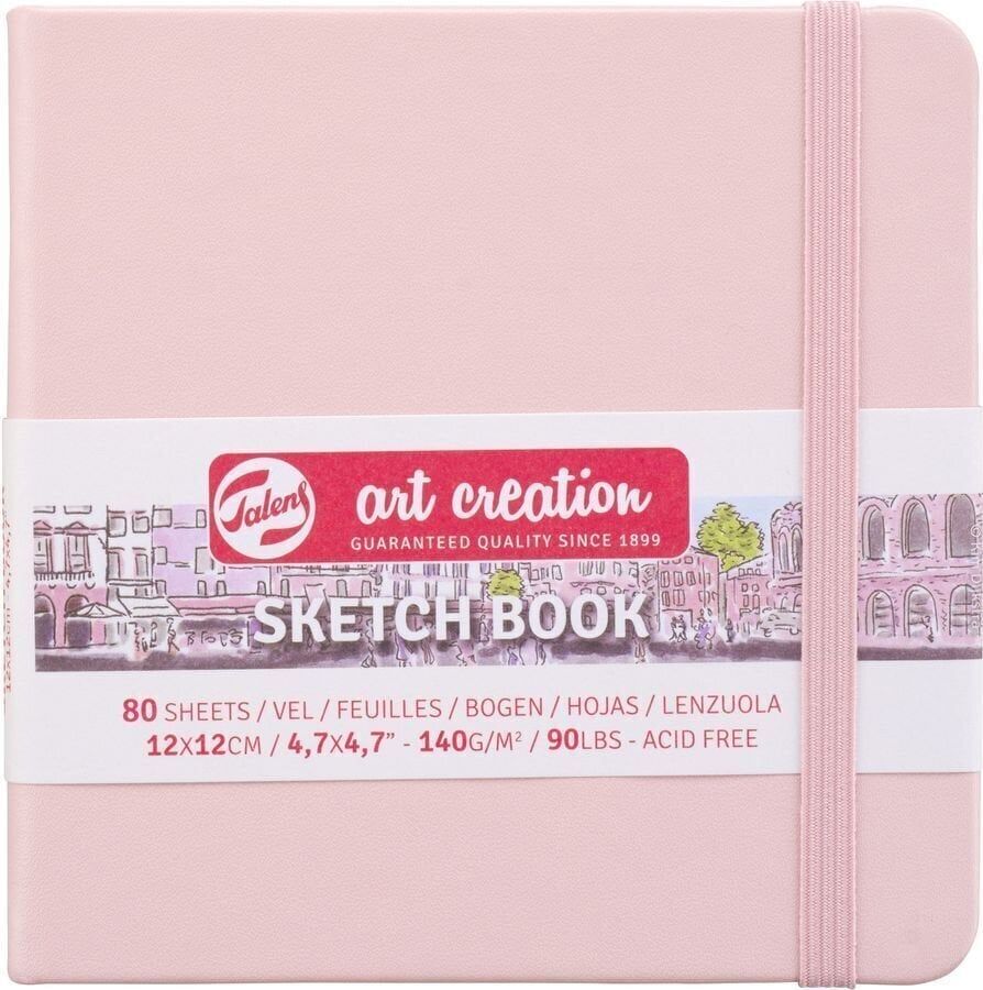 Talens Sketch Book: Pastel Pink 12x12 cm