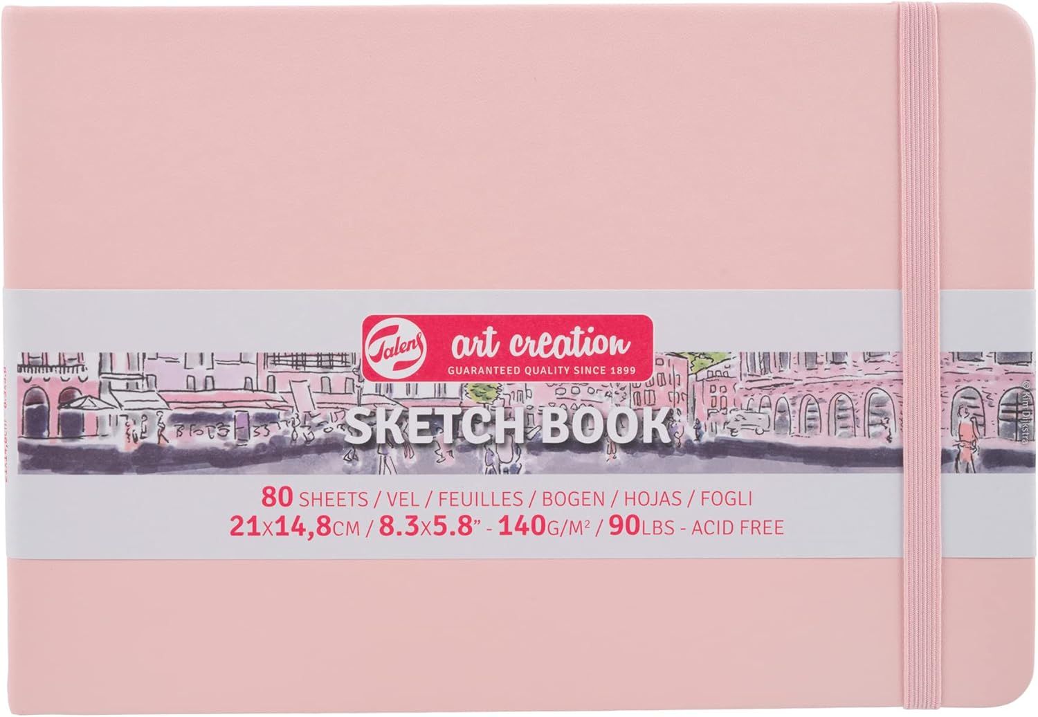 Talens Sketch Book: Pastel Pink 21x14,8 cm