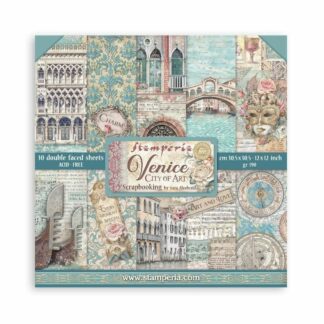 Stamperia, 12x12 Paper Set: Venice City of Art