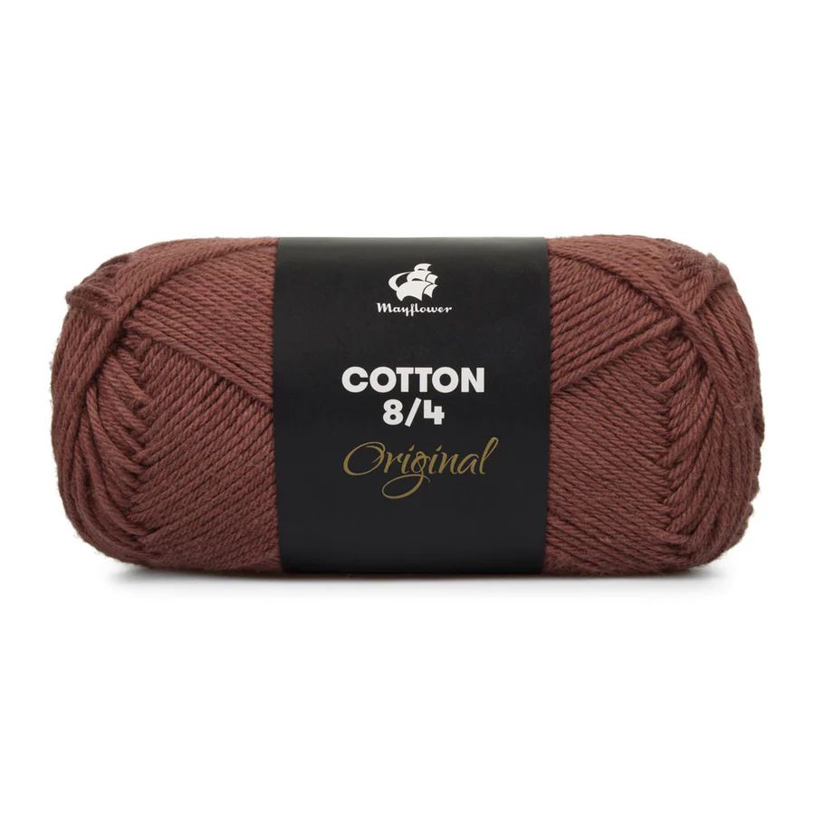 Mayflower Cotton, Red Brown