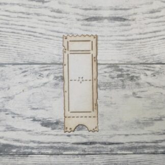 Small Old Ticket with a Star in the Middle