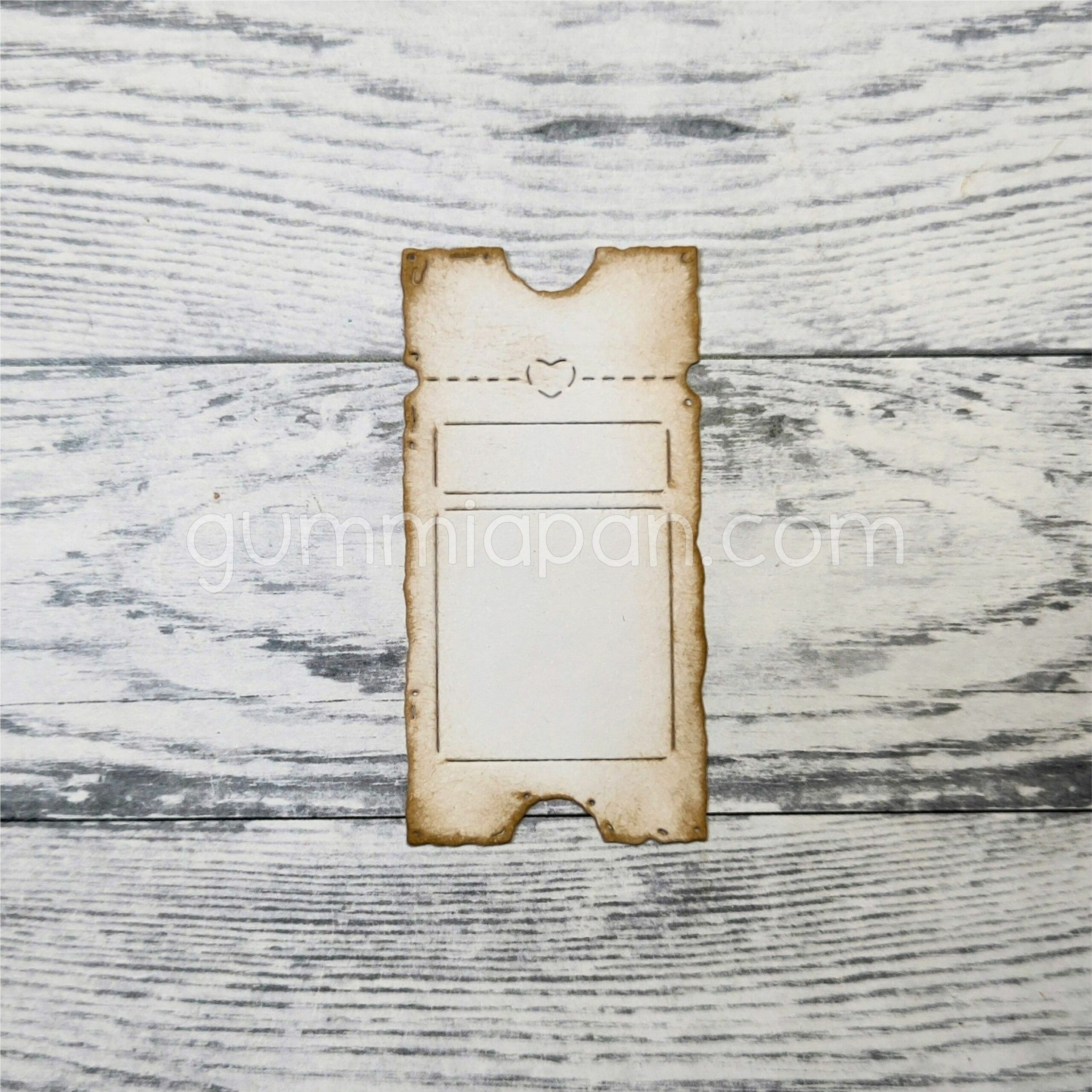 Old Ticket with a Heart