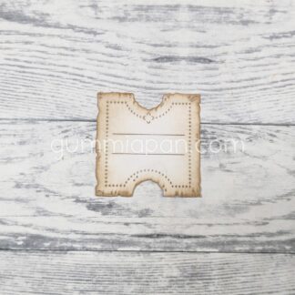 Old Ticket with Bling