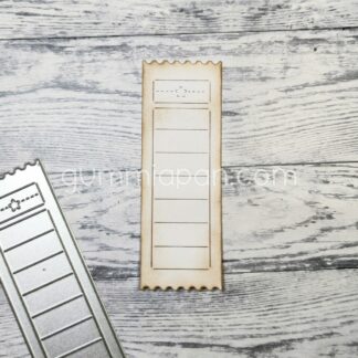 Tall Ticket with Star