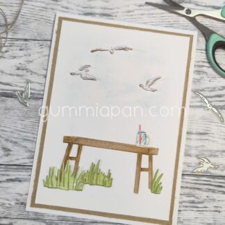 Fåglar, delvis stansade