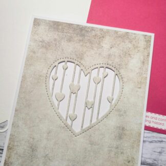 Striped Negative Heart