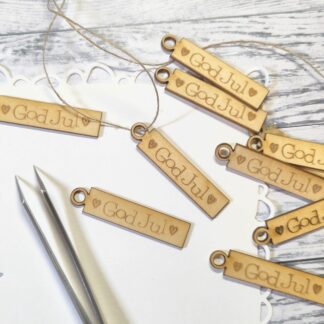 Wood Charms: God Jul