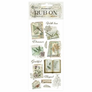 Stamperia, Rub On: Herbarium Silvae #3