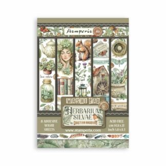 Stamperia, Herbarium Silvae, A5 Washi Pad