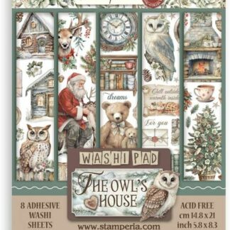 Stamperia, The Owl's House, A5 Washi Pad