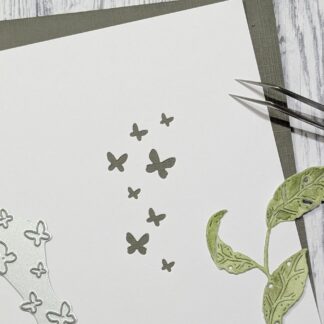 Texture With Butterflies