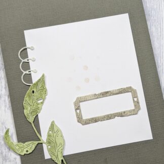 Old Label Frame With Hearts