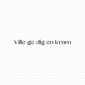 Ville ge dig en kram