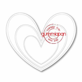 Stitched Symmetric Hearts