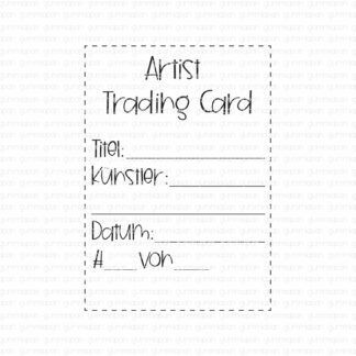 Artist Trading Card - Deutsch
