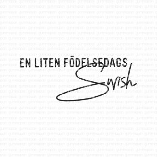 En liten födelsedagsswish