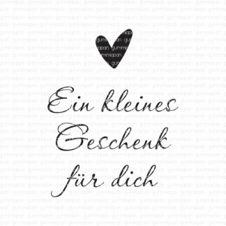 Ein kleines Geschenk für dich