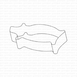 Small Gingerbread Pig Cookie Cutter