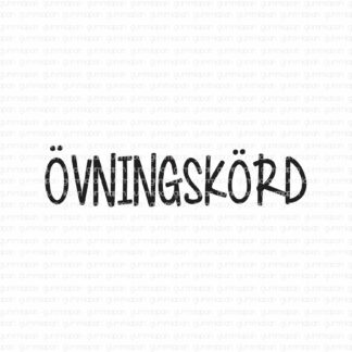 Övningskörd