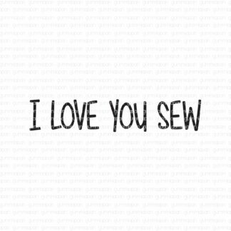I love you sew