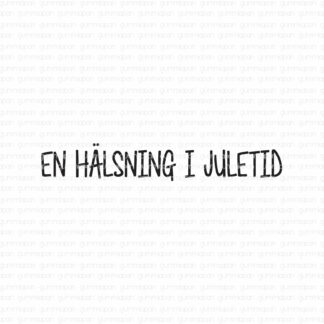 En hälsning i juletid