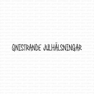 Gnistrande Julhälsningar