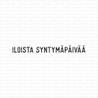 Iloista Syntymäpäivää