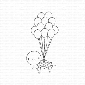 Shelly with balloons