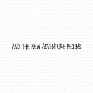 And the new adventure begins