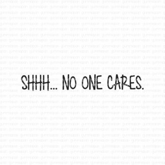 Shhh... no one cares.