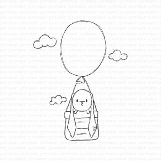 Miku flyger luftballong