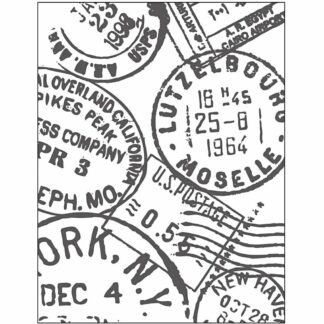 Embossingfolder Poststamp