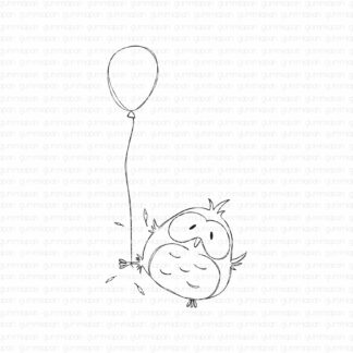 Fukuro with a balloon