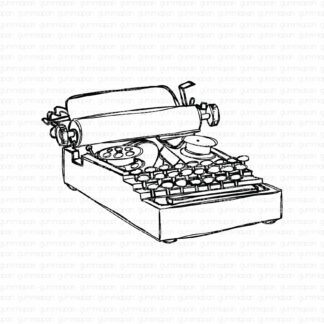 Doodled Typewriter