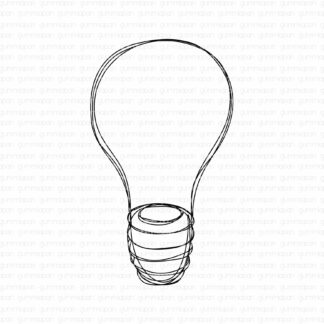 Large Doodled Arbitary Light Bulb