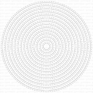 Circle Nesting Dies With Outside Stitches