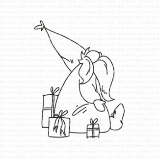 Tomte med julklappar