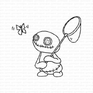 Lennart with a butterfly net