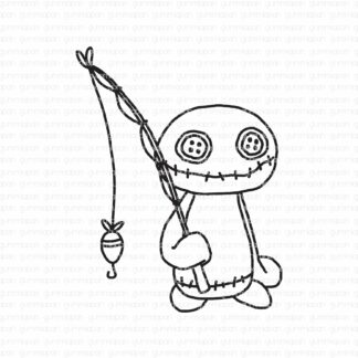 Lennart with a fishing rod