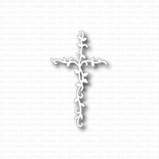 Cross with Leaf Vines