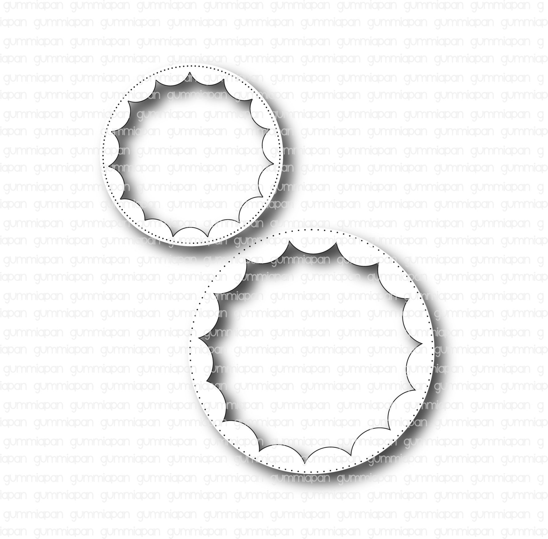Small Scalloped Circles Inside