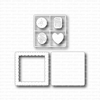 Chokladask sedd uppifrån