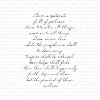 Love is patient
