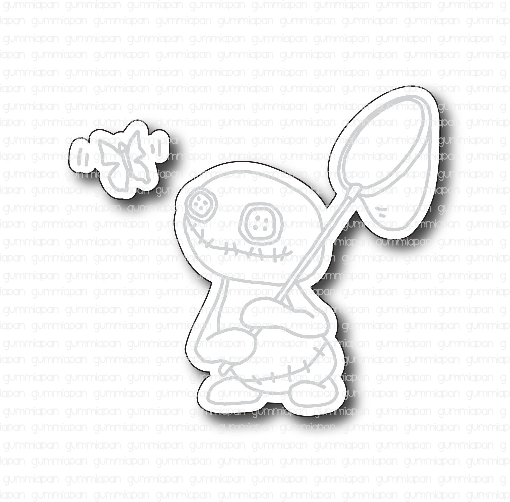 Dies to Lennart with a butterfly net